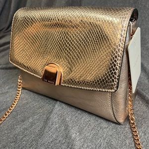 Stunning Rose Gold Ted Baker Crossbody bag -Brand New
